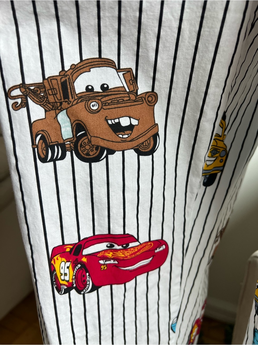 Disney Pixar Cars Printed Striped Pajama Pants EUC - Picture 4 of 7